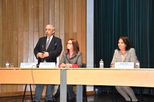 Dr. Carlos Vaz na sessão de encerramento da cerimónia de apresentação do Plano
