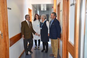 Dr. Carlos Vaz com equipa do Centro de Saúde de Mogadouro