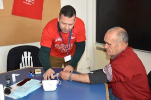 Avaliação da tensão arterial no Dia Nacional do Doente com AVC