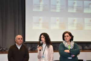 Dr.ª Solange Barreira a discursar em ação sobre a violência no namoro