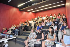 Plateia da sessão realizada no Dia Mundial da Esclerose Múltipla em Mirandela