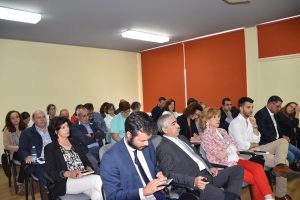 Plateia na apresentação sobre Transformação Digital