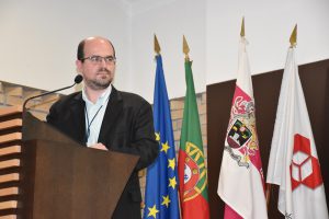 Dr. André Reis a discursar nas I Jornadas de Medicina Geral e Familiar