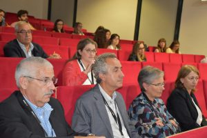 Plateia das Jornadas de Urologia com a Diretora Clínica para os Cuidados Primários da ULSNE