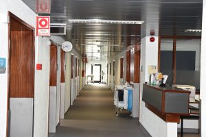 Corredor central do Serviço Plurifuncional em Mirandela