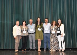 Membros da Unidade Coordenadora Funcional da Diabetes com a Diretora Clínica dos Cuidados de Saúde Primários