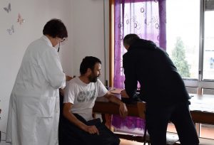 Visita domiciliária a Gustavo Vaz
