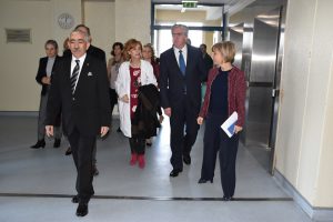 Ministra da Saúde acompanhada pelo Conselho de Administração no Hospital de Bragança