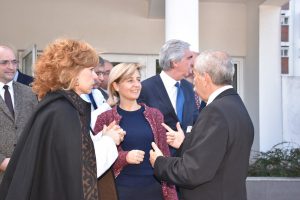 Ministra da Saúde com o Presidente do Conselho de Administração da ULS do Nordeste